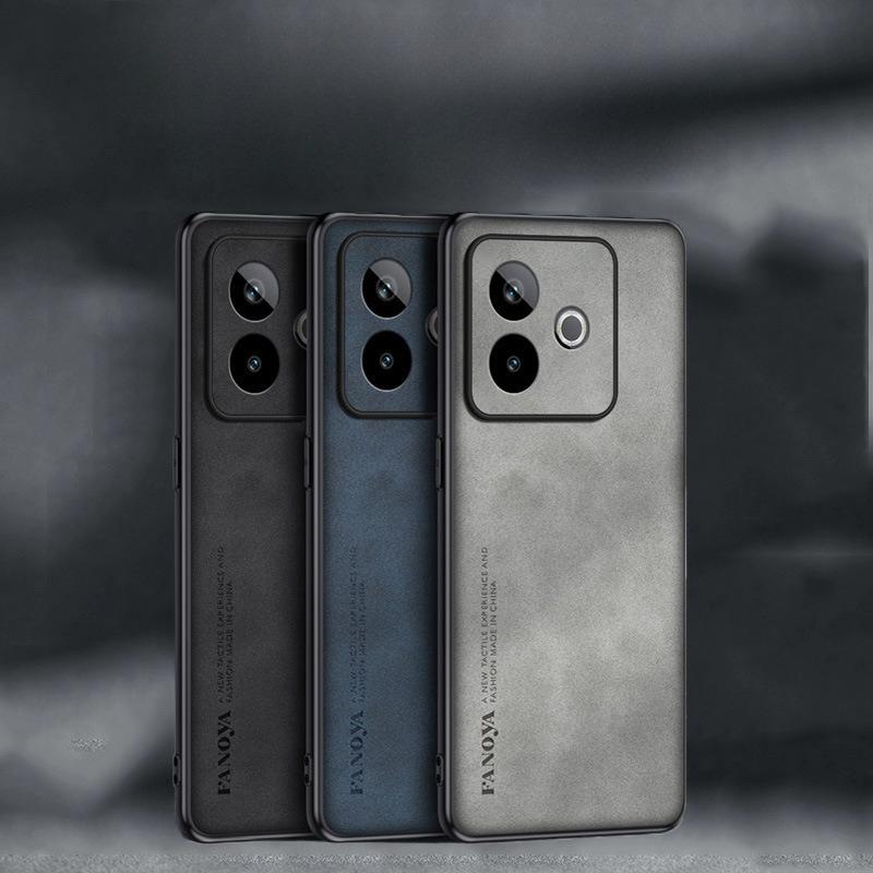 For Realme GT 7 Luxury Skinsheep Leather Case for Realme GT7 Pro 7T NEO 7 X 7SE Protect Shockproof Matte Silicone Bumper Cover