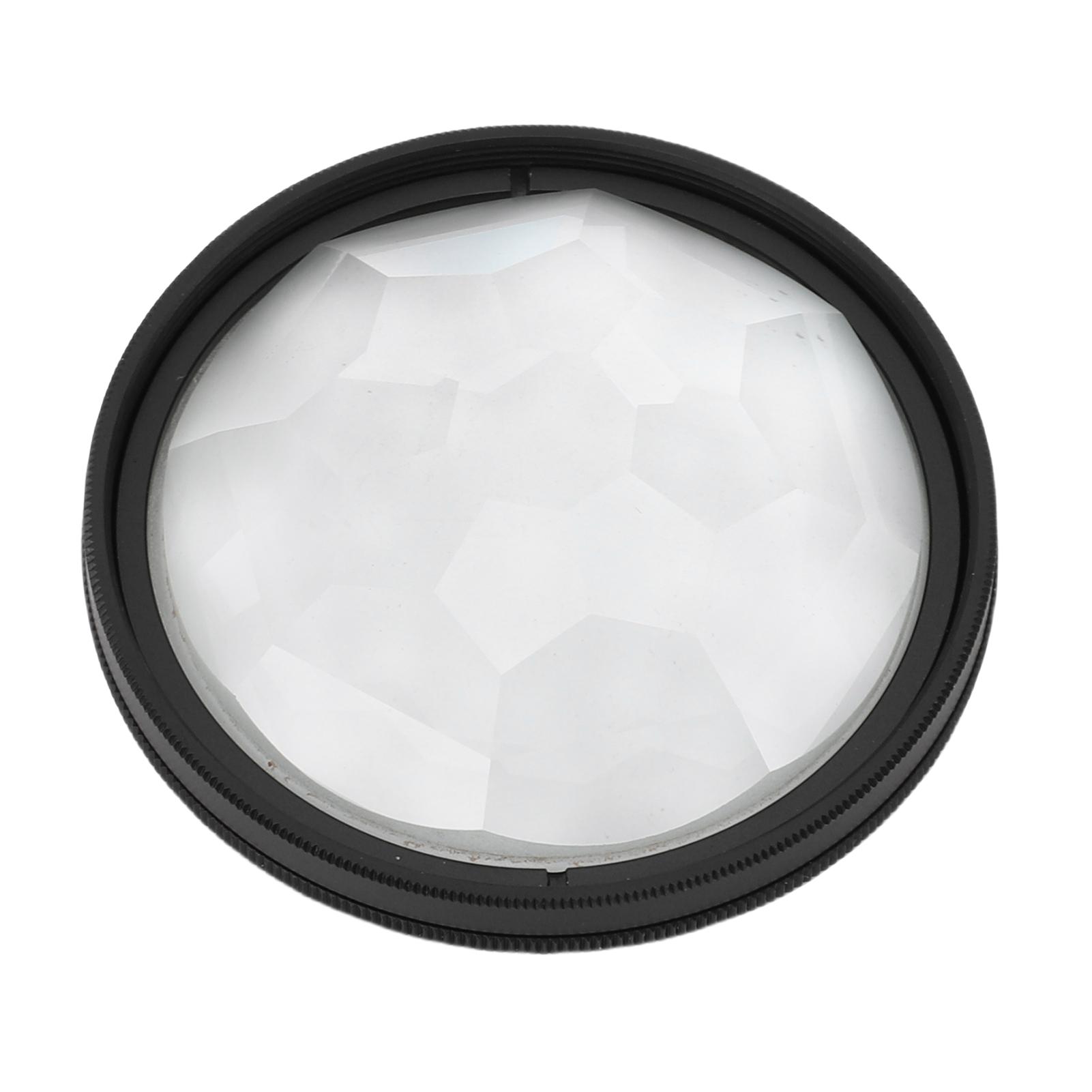 

Фильтр калейдоскопа для камеры, высокопропускающий оптический стеклянный объектив камеры, фильтр эффектов калейдоскопа 49mm / 1.93in