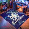 Chelsea FC Football Carpet Rug for Living Room Bedroom Home Sofa Decoration,Kids Play Nonslip Floor Mat