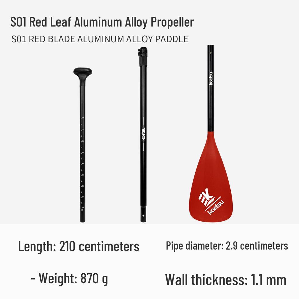 Koetsu Adjustable Double-Headed Aluminum Kayak Paddle