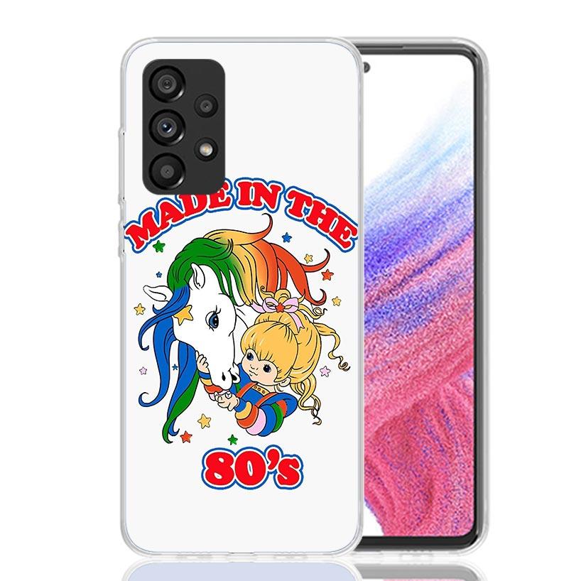 

R-Rainbow Cute Brite Phone Case For Samsung Galaxy A17 A16 A14 A15 A13 A57 A56 A54 A55 A53 A37 A36 A34 A35 A33 A26 A24 A25 A23 G Samsung A05S