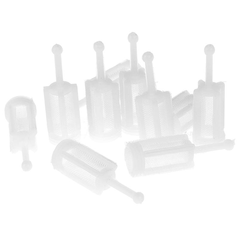 10Pcs Plastic Gravity Type Spray Gun Spray Filter Pot Diameter 11Mm