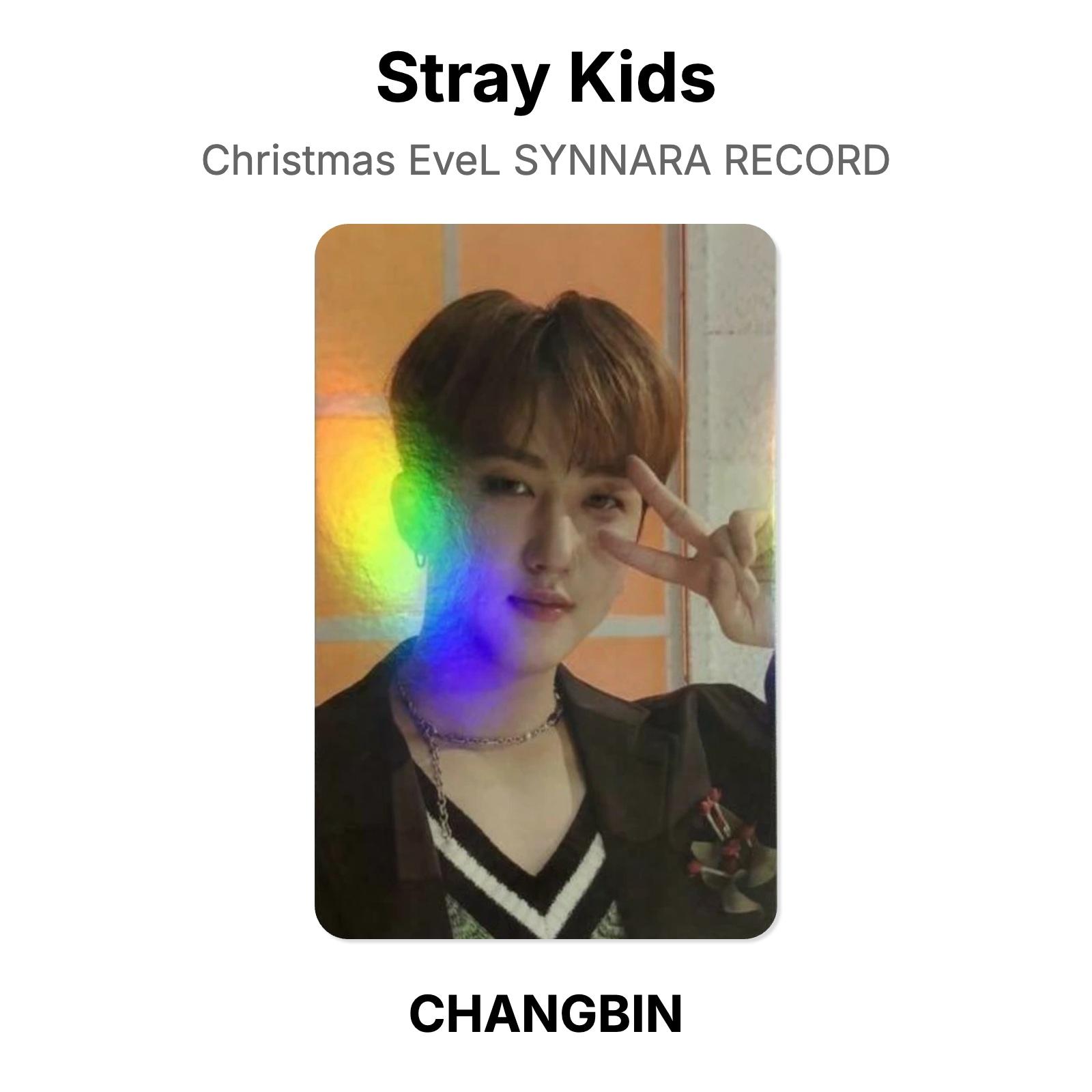 Stray Kids Christmas EveL SYNNARA RECORD Official Photocard CHANGBIN