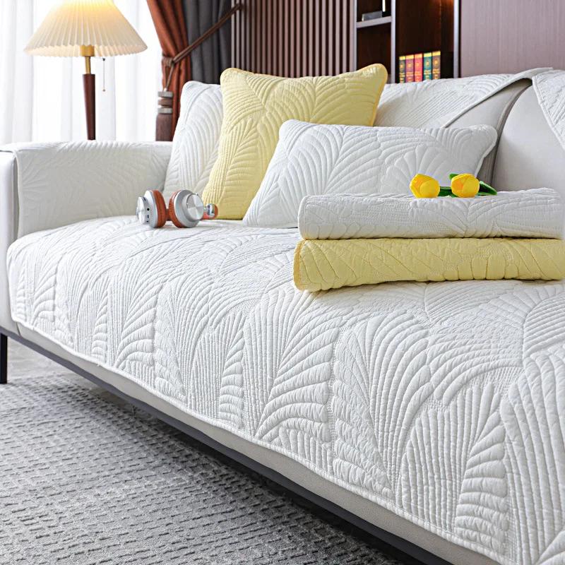 Утолщенные хлопковые чехлы для диванов — фото 3