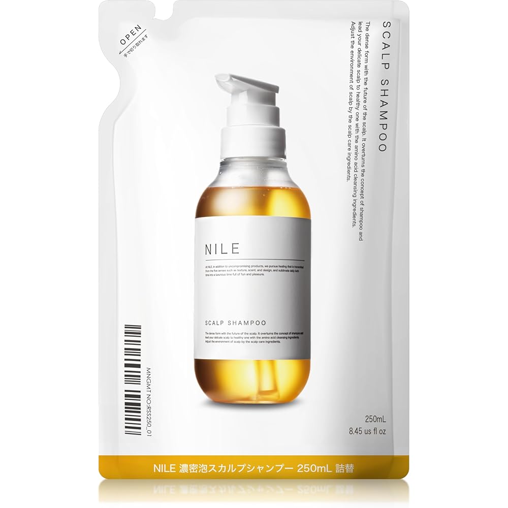 

NILE Amino Acid Scalp Shampoo Refill 250ml Non-Silicone Yuzu Scent Men s Hair Care