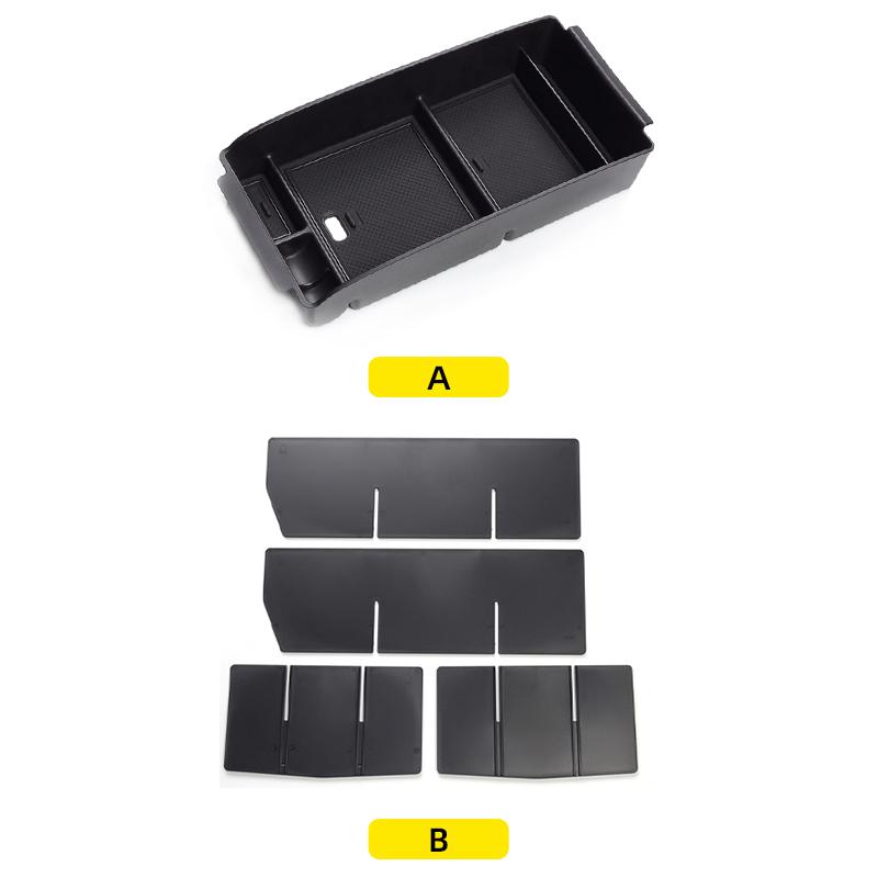 For Toyota Highlander Xu70 Hybrid Abs Car Central Armrest Storage Box Container Holder Tray Accessories