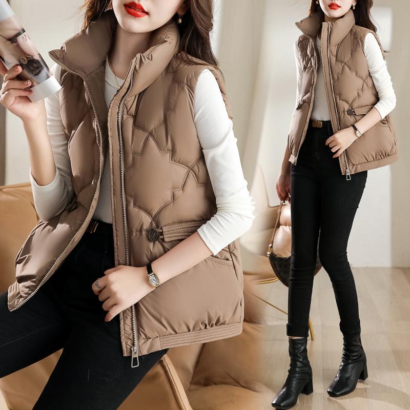 

Женский жилет, женский свободный жилет, женский жилет, тонкий большой карман, модный снаружи