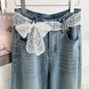 Multifunctional Long Lace Scarf Versatile Belt Ribbon Hair Band For Women