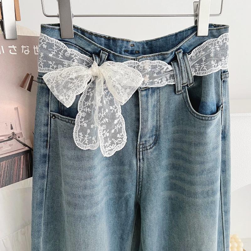 Multifunctional Long Lace Scarf Versatile Belt Ribbon Hair Band For Women