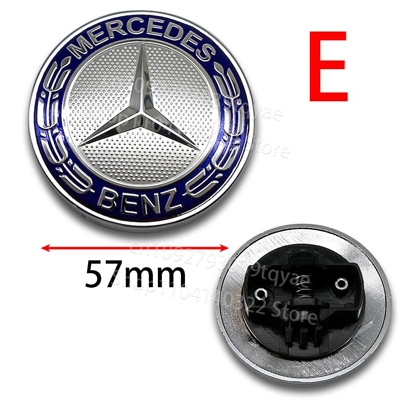 2025 Hot 1pc 57mm 2Pin AFFALTERBACH Tree Hood Sticker for AMG Mercedes-benz A35 A45 GT50 W177 W246 GLB SLK GLA AMG Hood Sticker