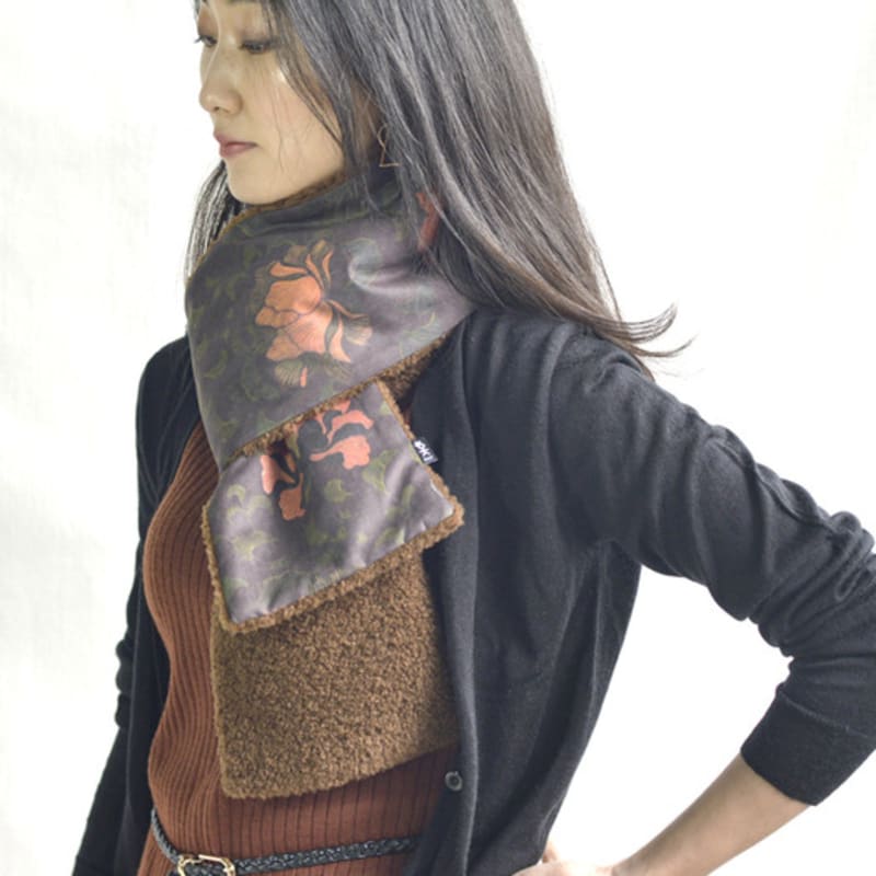 HAUT COLLECTION Huyun Muffler Traditional grace flower