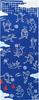 Miyamoto Kenema Tenugui 35 X 90cm 50082 Chū-dyed (Soccer)
