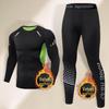 OEING Men's Fleece-Lined Compression Sport Suit