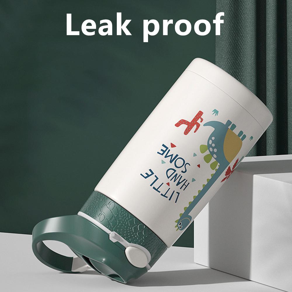 380ML Dinosaur Kids Thermos Bottle 316 Stainless Steel Children Water Bottle For Boys Girls Vacuum Flasks Tumbler Thermos Mugs