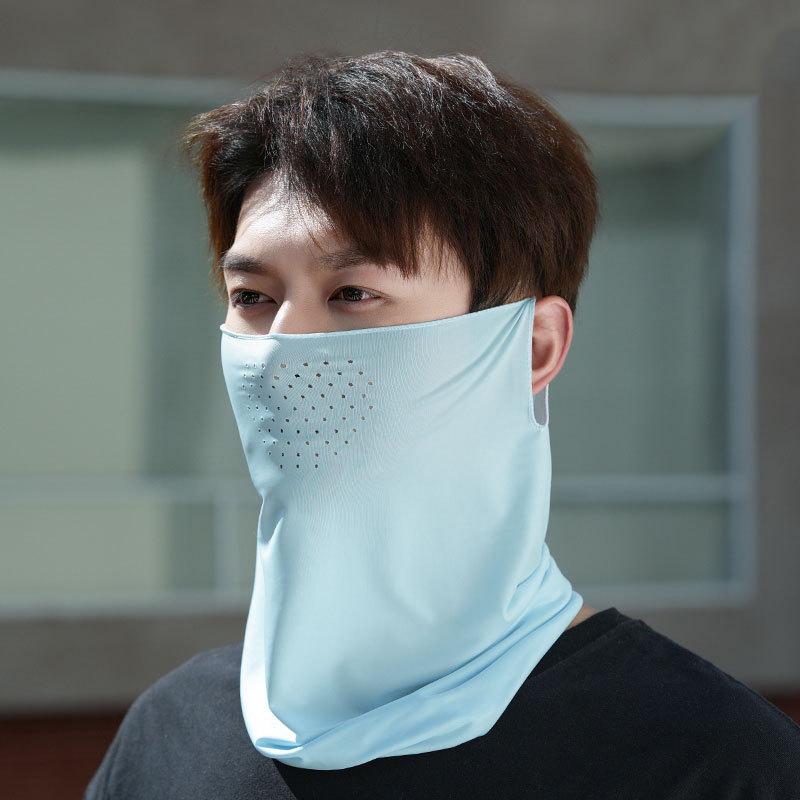 UV-Schutz Outdoor-Halswickelabdeckung Sport-Halswickelabdeckung Sonnenschutz-Gesichtsschal Gesichtsabdeckung Eisseidenmaske Sonnenschutzmaske