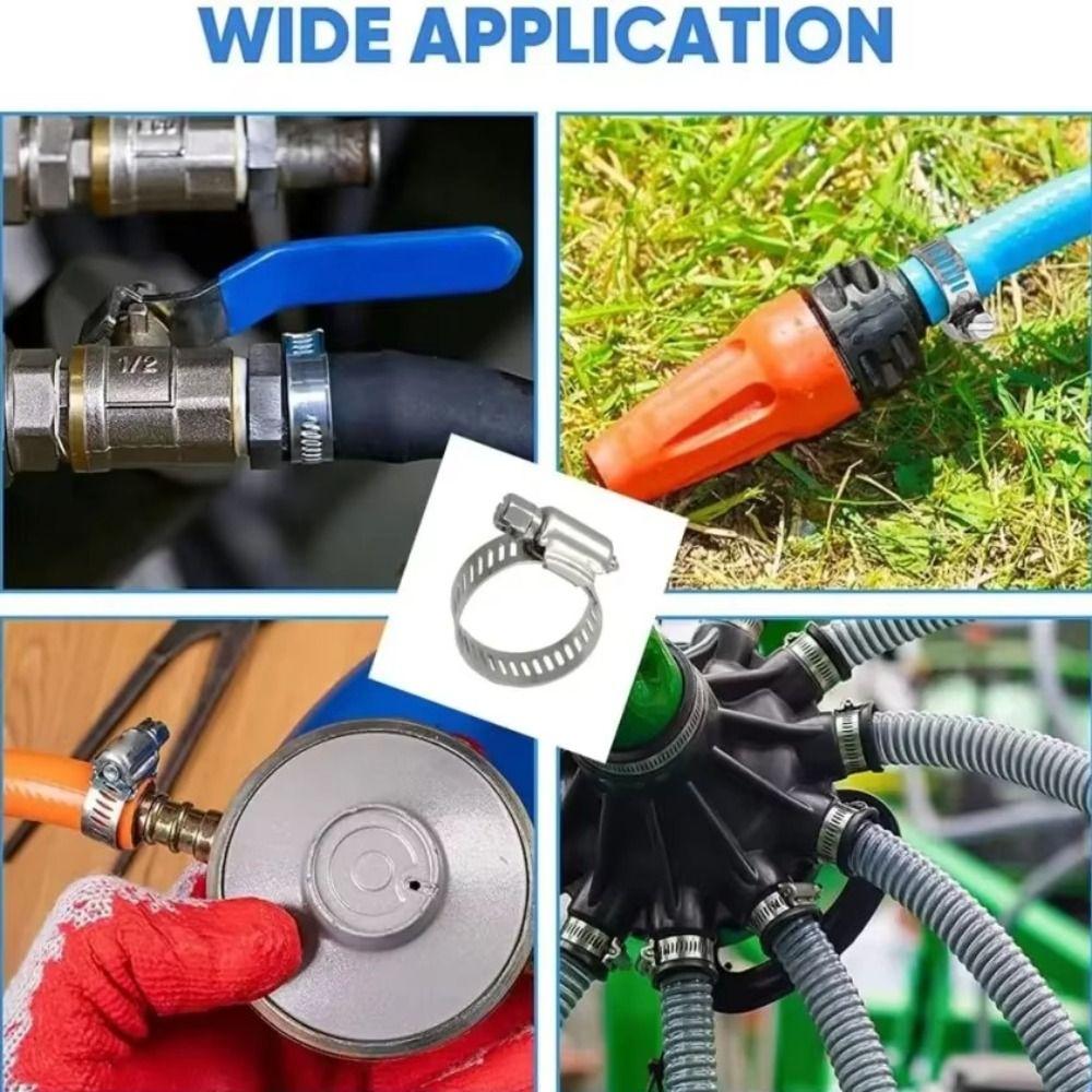Hoop Type 304 Hose Clamp Adjustable Adjustable Pipe Clamp  Automotive Repair