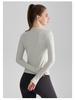 LAHN Women's Slimming Quick-Dry Long-Sleeve Sports Top - Breathable Outdoor Fitness & Yoga Wear