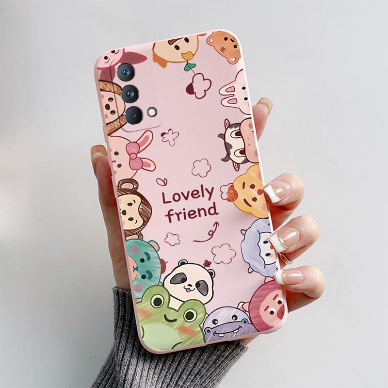 Soft TPU Case For Realme GT Master Edition Cover Cute Cartoon Funny Cat Bumper Capa Coque For OPPO Realme Q3 Pro Carnival Fundas