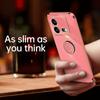 For vivo iQOO Neo8 Case vivo iQOO Neo8 Pro Phone Case V2301A V2302A Back Cover neo 8 pro Luxury Square Plating Ring Holder Stand