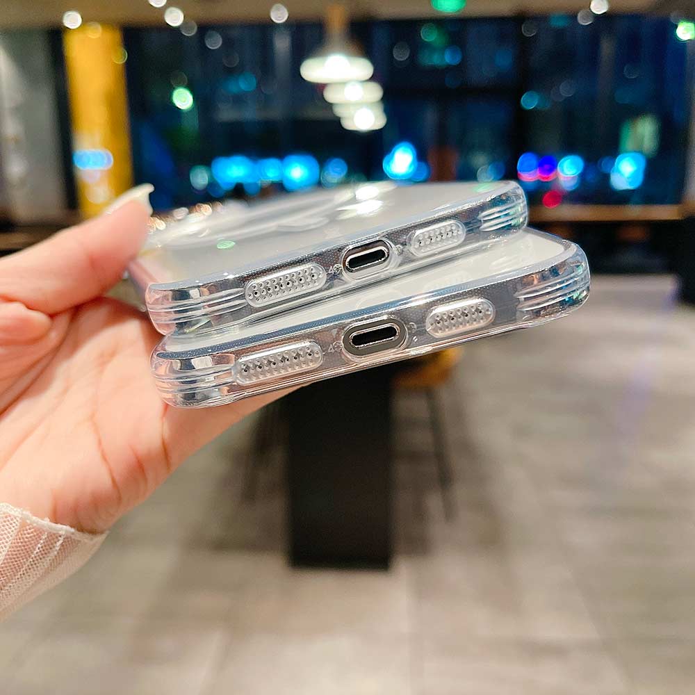 Průhledný bezdrátový nabíjecí kryt na telefon pro iPhone 14 13 12 11 Pro Max 14 Plus 14pro Max Nárazuvzdorný chránič objektivu Měkký akrylový kryt