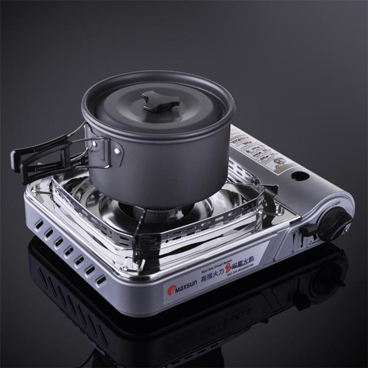 Portable Multi-Person BBQ Tableware & Cookware Set for Camping (2-3 People)