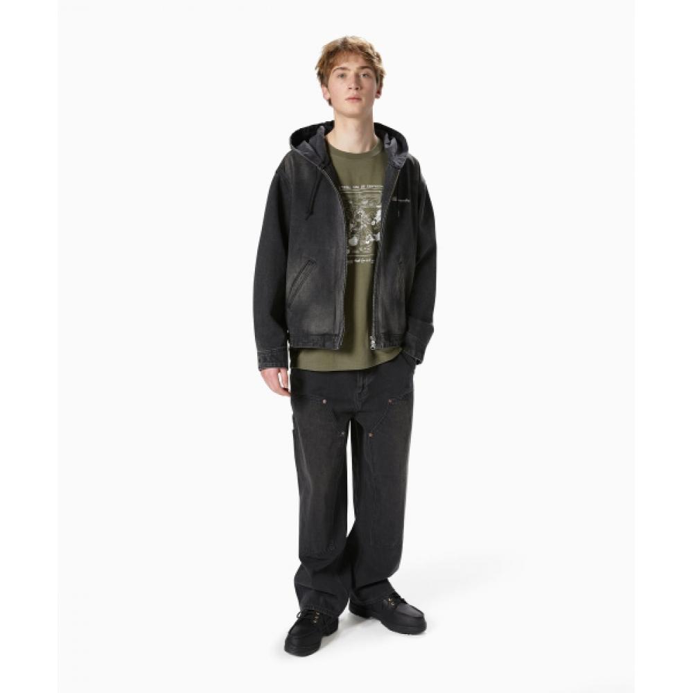 Thisisneverthat Washed Carpenter Jacket Black