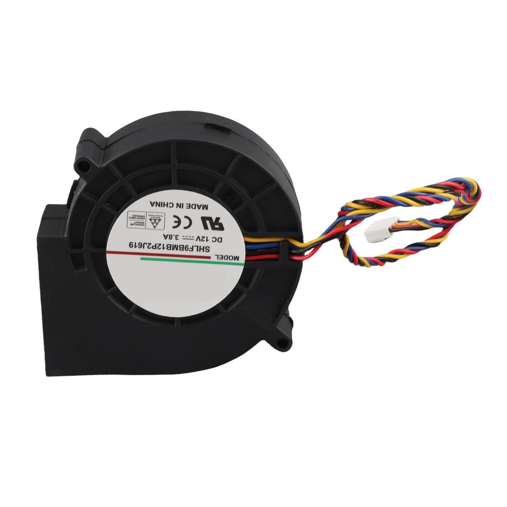 Brushless Cooling Fan Dual Ball Bearing 7000RPM DC 12V 3.8A Multipurpose Centrifugal Blower