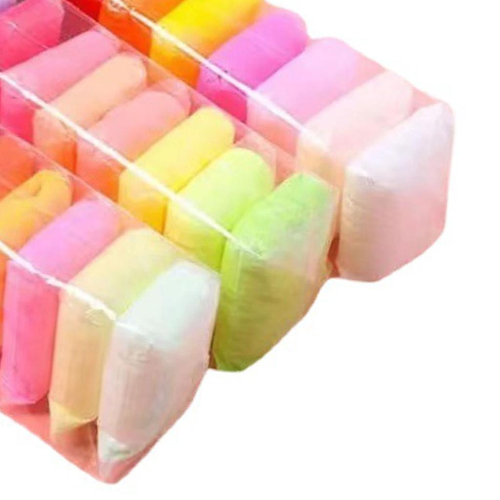 DIY Clay 36 Bright Colors Lightweight Flexible Soft Easy to Dry Modeling Clay Kit Child Gift