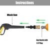 Adaptador de Lavadora de Alta Pressão Conector Rápido de Liberação 1/4" para Pistola de Água para Karcher LAVOR Bosch Parkside Lavagem de Carros
