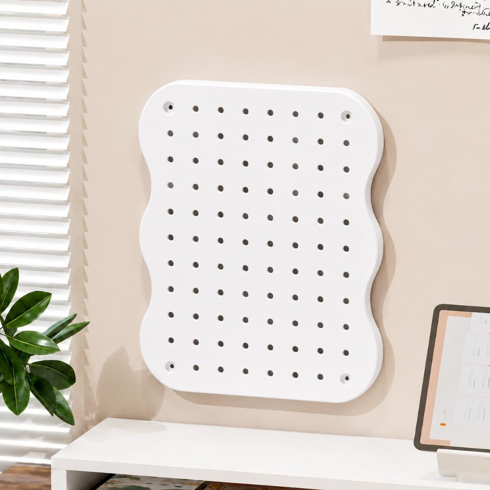 Wall Organizer Wall Mount Pegboard Plastic Office Storage Rack Practical Storage Rack Board Office