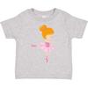 Inktastic Ballerina, Ballet Girl, Ballet Dance, Orange Hair Toddler Kids Boys T-Shirt Cute