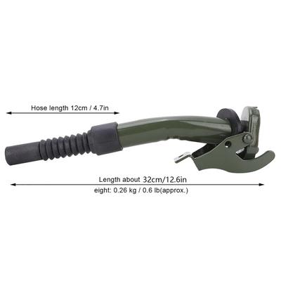 Portable Carbon Steel Oiler Fuel Pour Spout Replacement for JC5MR JC10 JC20 Convenient