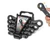 Fully Polished Ratchet Wrench Durable Construction Reversible Mechanism Double Head Wrench Ring End Flat Design
