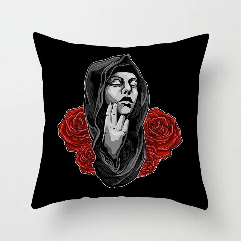 Pillowcase Fashion Ladies Cushion Cover Home Decor Peach Skin Perfume Sofa