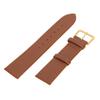 Unisex universalpinnespenne klokkebånd PU lær erstatningsklokkereim tilbehør Brun20mm /