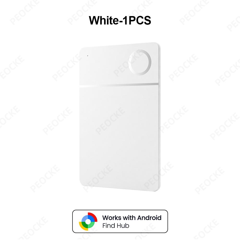 Wireless Rechargeable Wallet Tracker Card With Google Find Hub App GPS Smart Tag Locator For Android Anti Loss Message Reminder