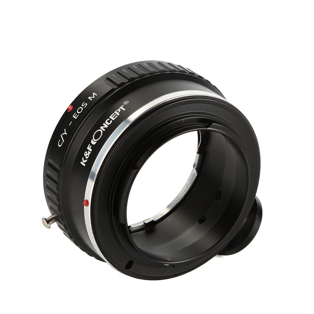 K&F Concept Lens Mount Adapter KF-CYEM-T (Yashica/Contax Mount Lens to Canon EF-M Mount) with Tripod Mount