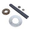 Toothless Flywheel T8F Sprocket Chain Kit 44T Rear Sprocket Chain Sprocket Kit  Go Kart