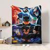 1pc Batman Blanket Lightweight Flannel Throw For Sofa, Bed, Travel, Livingroom, Office, Couch, Chair, And Bed