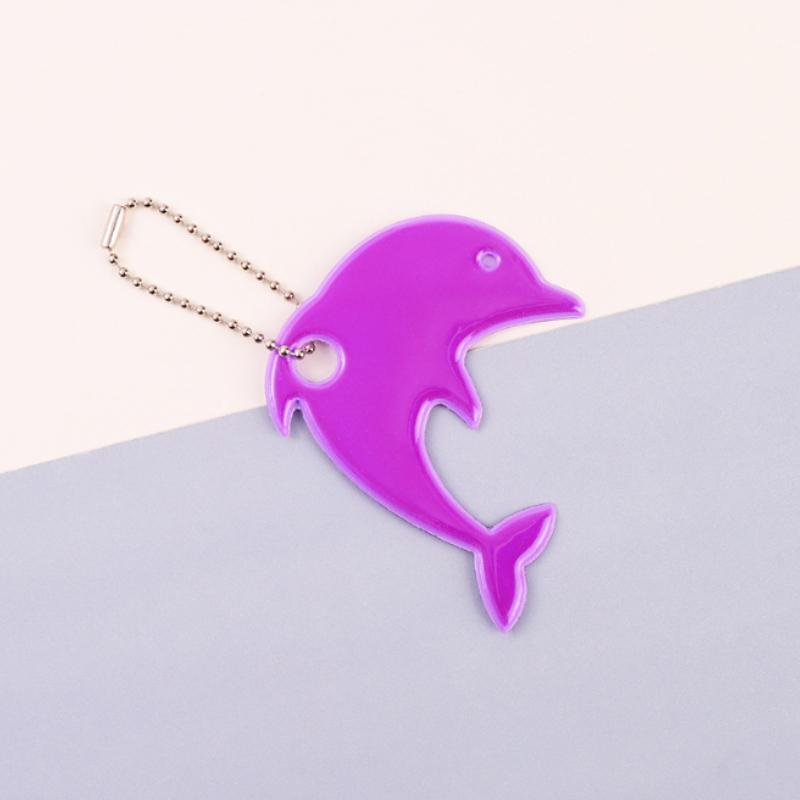 

Милый дельфин светоотражатель безопасности светоотражающие брелки автомобильные брелоки подвеска сумка аксессуары для куртки рюкзак коляски инвалидные коляски 1PC