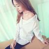 Women's Loose Fit Korean Style White Chiffon Shirt - Spring 2019 Sunscreen Top