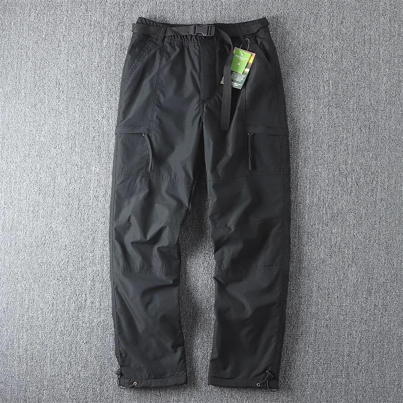 Men's Fleece-Lined Winter Ski Pants: Windproof, Waterproof, Thick Softshell for Cold Weather