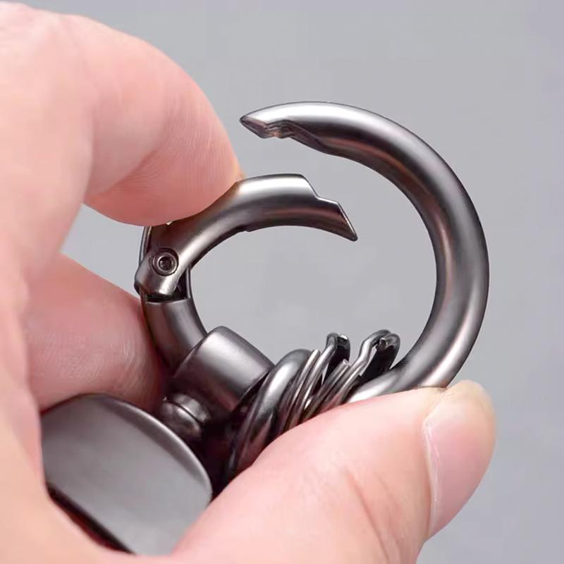 Leather Car Logo Key Chain Keyring Auto Interiors Accessories For BMW 50th Anniversary E46 E90 E60 F30 F10 E39 E36 F20 G20 G30 ulcr72