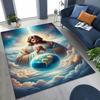 HD Faith Virgin Mary Jesus Blessed Rug Carpet for Bedroom Living Room Sofa Home Doormat Decor,Kids Play Non-slip Floor Mat