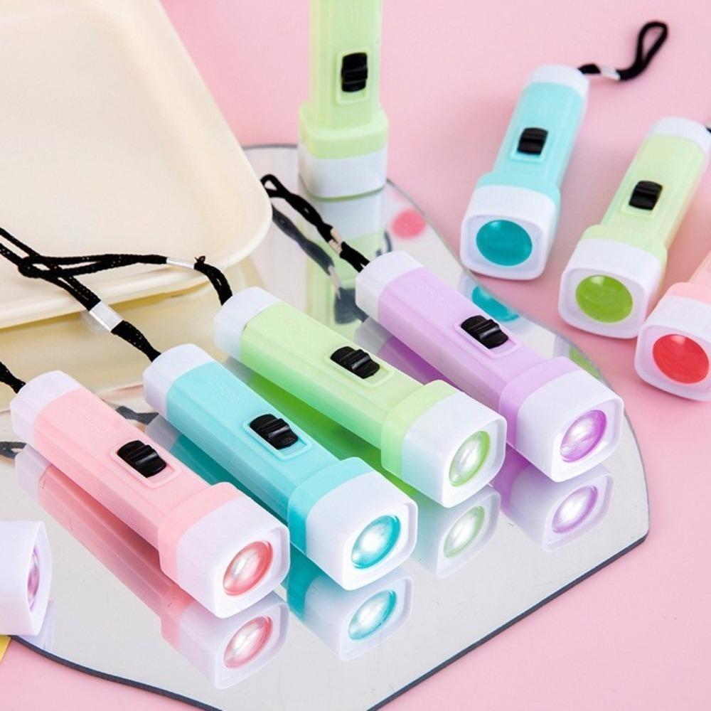 

5/10 шт. Мощный свет Светодиодные фонарики Детский светодиодный фонарик Лампа Игрушка Подарок для гостя 1pc-random color