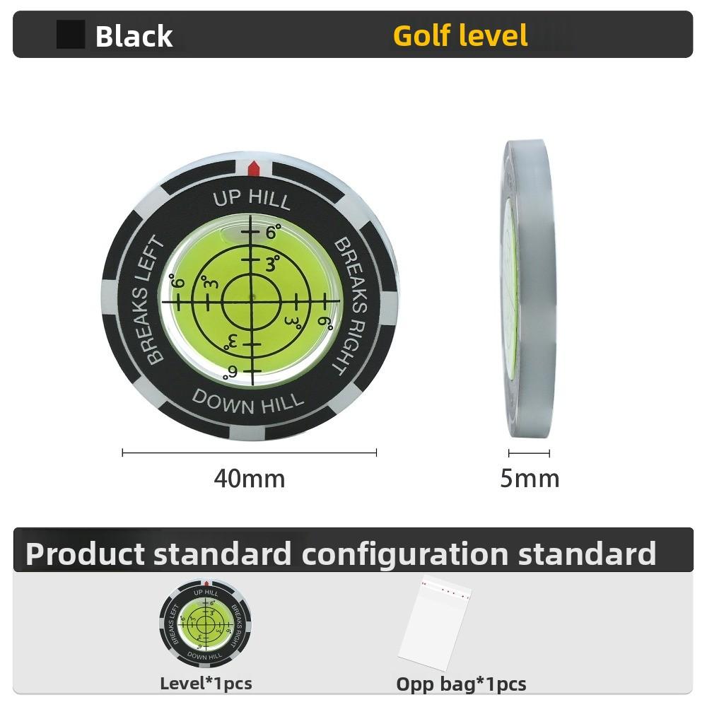 High Precision Golf Putt Ball Marker Bubble Levels Golfing Putting Aid Golf Training