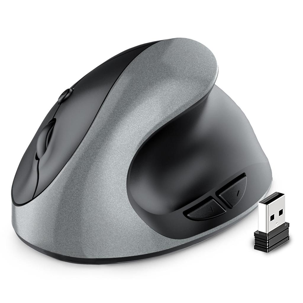 Rechargeable Vertical Ergonomic Wireless Silent Mouse for Designers and Office Use