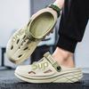 Hole shoes men's summer 2025 new breathable casual lightweight thick bottom stepping on shit feeling teenagers wear beach slippers