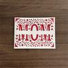Mom Flower Cutting Dies for Photo Scrapbooking Card Making Decorations Embossing Stencils Carbon Steel Die Cuts