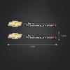 2 Pezzi Adesivi per Carrozzeria Auto Decalcomanie Tergicristallo Accessori Per Chevrolet Corvette Montana TrailBlazer Silverado Traverse Camaro